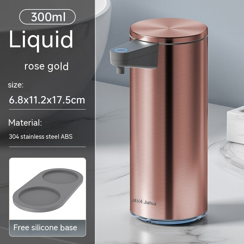 Stainless Soap Dispenser - Elevura Elevura Liquid Rose Gold Soap Dispenser