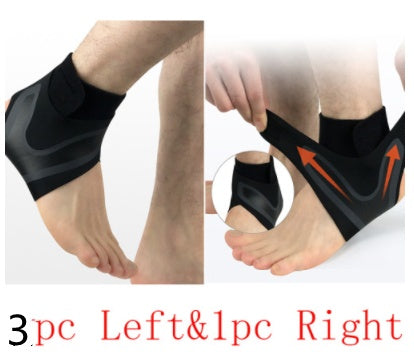 Ankle Support Brace - Elevura Elevura Black M / 3Set / Leftright Ankle Support Brace