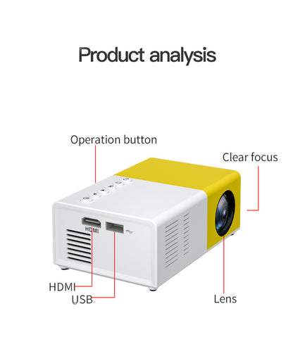 Portable Intelligent Mini Projector - Elevura Elevura Intelligent Mini Projector