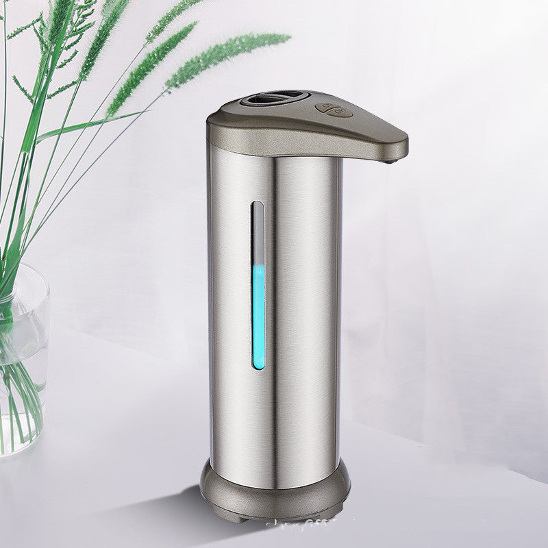 Stainless Steel Intelligent Soap Dispenser - Elevura Elevura Silver brushed soap dispenser