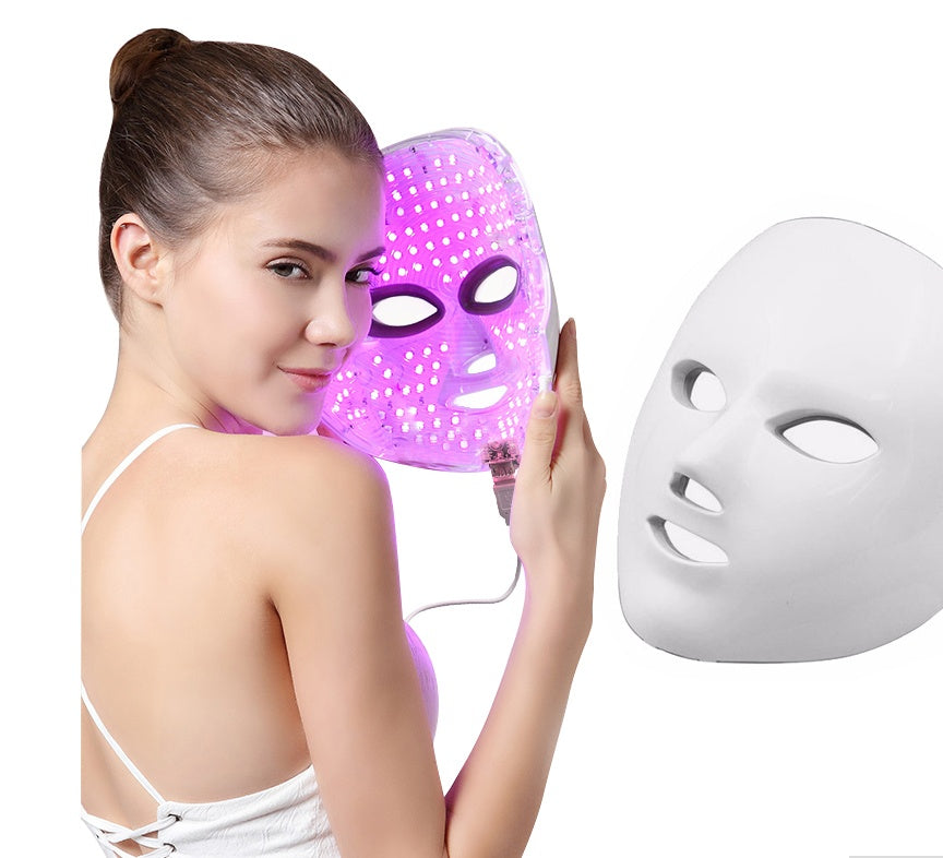 Led Facial Mask - Elevura Elevura USwhite / Withlogo Led Facial Mask