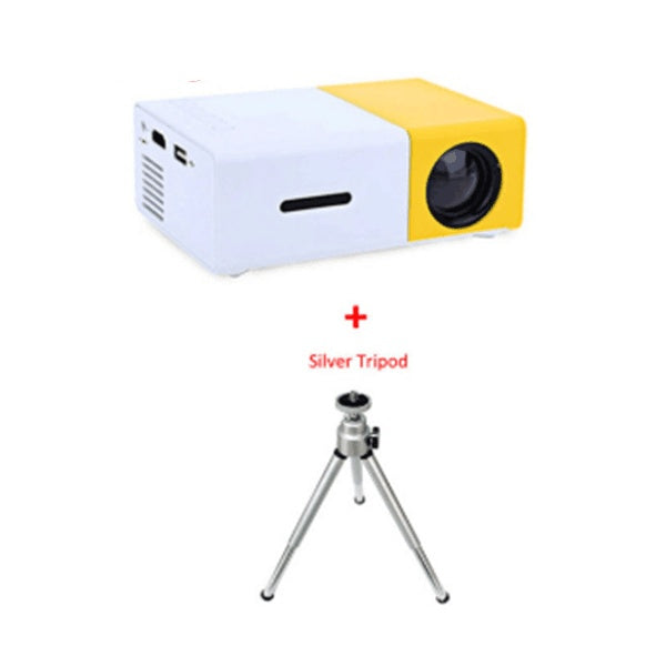 1080P LED Mini HD Projector - Elevura Elevura Yellow set / US Mini HD Projector