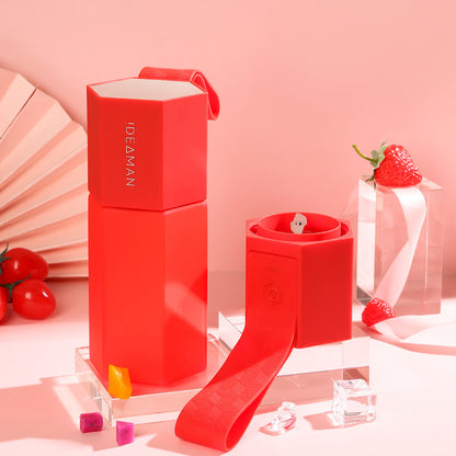 Portable Wireless Juicer - Elevura Elevura Red Portable Electric Juicer