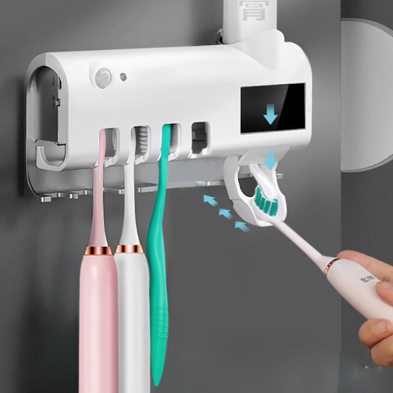 Intelligent UV Toothbrush Sterilizer - Elevura Elevura White Intelligent UV Toothbrush Sterilizer