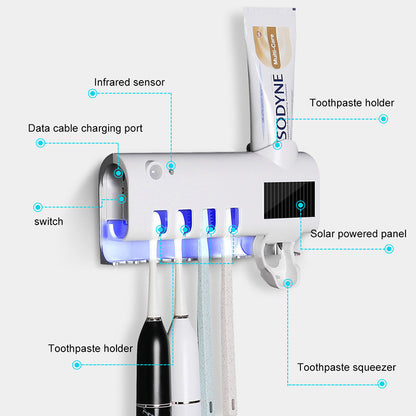 Intelligent UV Toothbrush Sterilizer - Elevura Elevura Intelligent UV Toothbrush Sterilizer