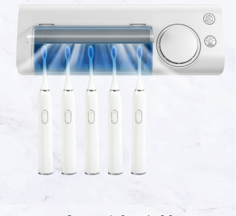 Ultraviolet Toothbrush Sterilizer Perforation-free Toothbrush Sterilizer Box - Elevura Elevura Toothbrush Sterilizer