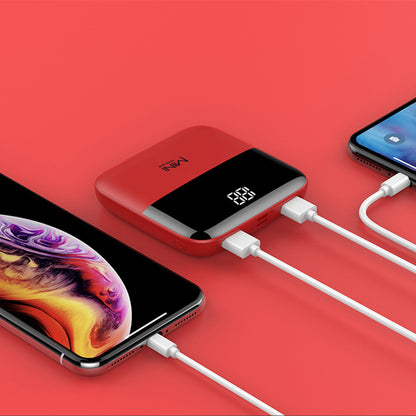 Mini Power Bank | 10000mAh - Elevura Elevura Red Mini Power Bank