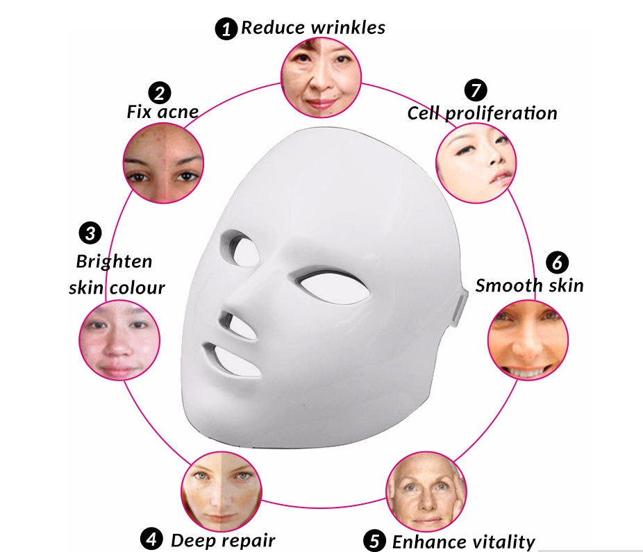 Led Facial Mask - Elevura Elevura Led Facial Mask