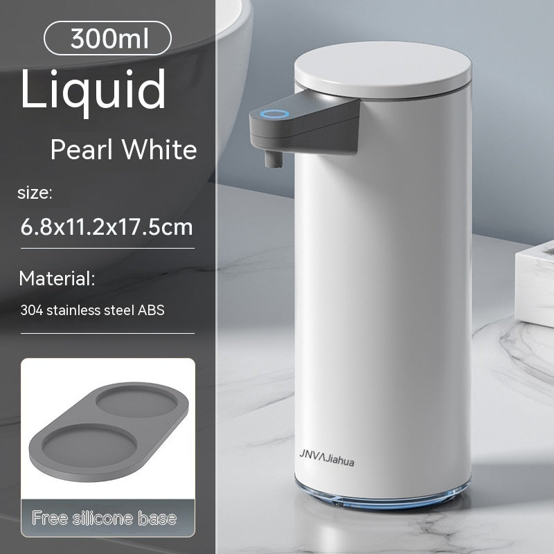 Stainless Soap Dispenser - Elevura Elevura Liquid Pearl White Soap Dispenser