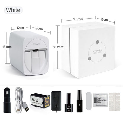 Smart Nail Printer - Elevura Elevura White / USB Smart Nail Printer