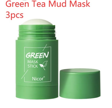 Green Tea Cleansing Mask - Elevura Elevura Green Tea Mud Mask 3pcs Green Tea Cleansing Mask