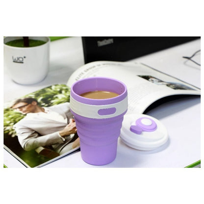 Collapsible Silicone Cup | BPA FREE - Elevura Elevura Collapsible Silicone Cup