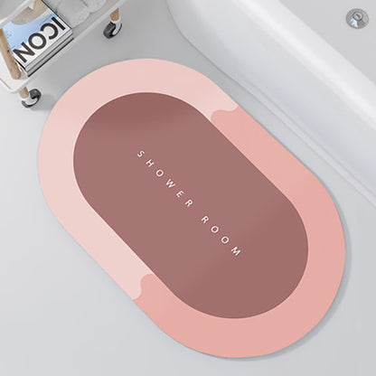 Quick dry Floor Mat - Elevura Elevura Oval Pink / 40X60 / 1PCS Quick dry Floor Mat