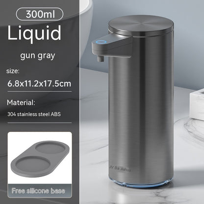 Stainless Soap Dispenser - Elevura Elevura Liquid Gun Ash Soap Dispenser