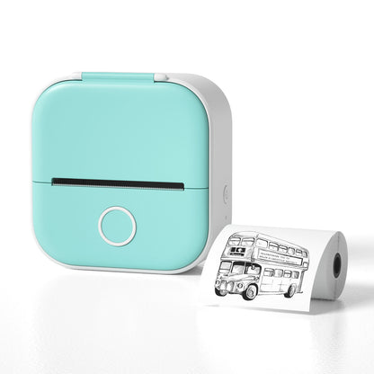 Mini Label & Photo Printer - Elevura Elevura All green / USB Mini Printer