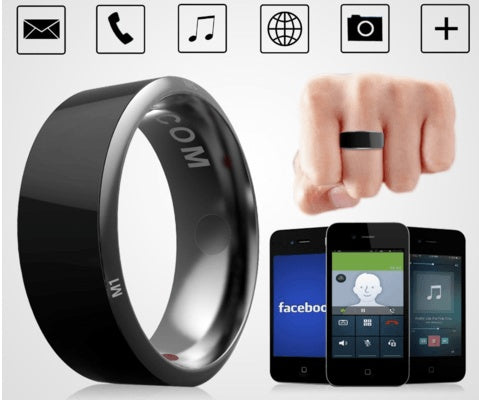 Multifunctional Smart NFC Ring Fashion - Elevura Elevura Black1 / 10 Smart NFC Ring