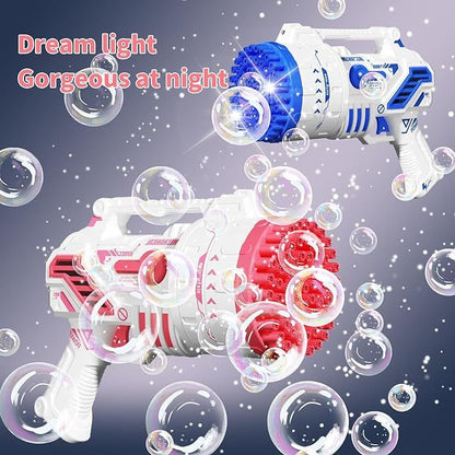 Bubble Gun With Colorful Lights - Elevura Elevura Bubble Gun