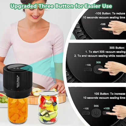 Electric Mason Jar Vacuum Sealer - Elevura Elevura Vacuum Sealer