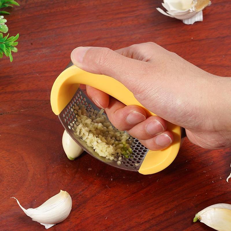 Stainless Steel Garlic Masher - Elevura Elevura Stainless Steel Garlic Masher