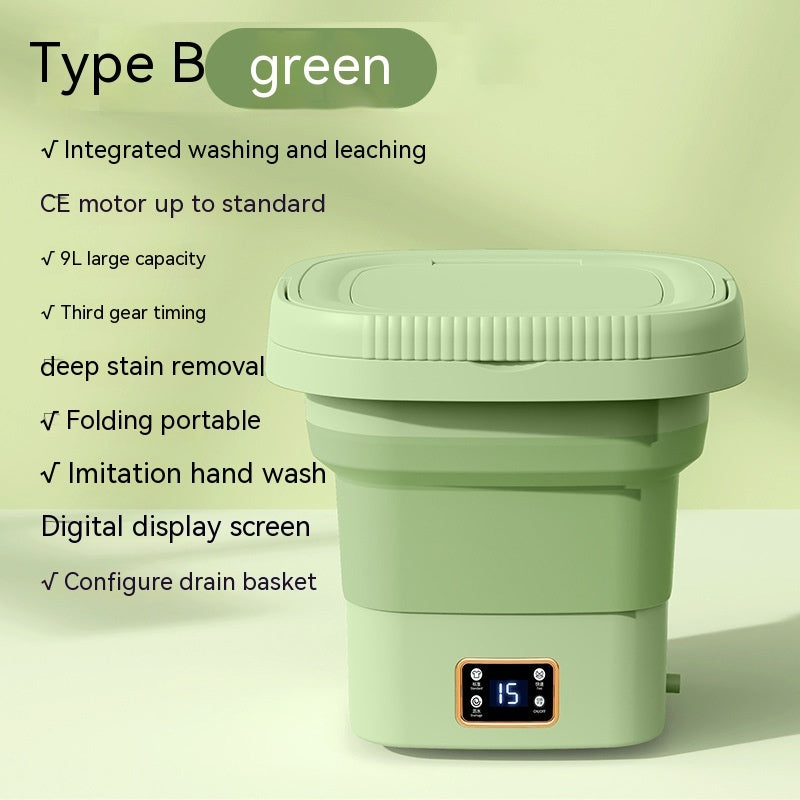 Intelligent Portable Washing Machine - Elevura Elevura Type B 9L Green / US Intelligent Portable Washing Machine