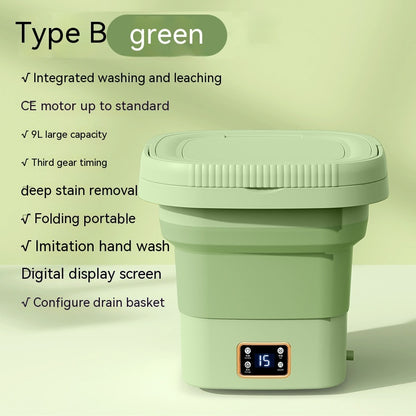 Intelligent Portable Washing Machine - Elevura Elevura Type B 9L Green / US Intelligent Portable Washing Machine