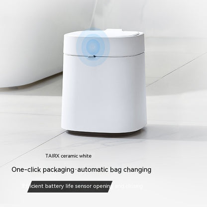 Smart self-changing Trash Can - Elevura Elevura Ceramic White / Tuoxu Smart Trash Can Smart self-changing Trash Can