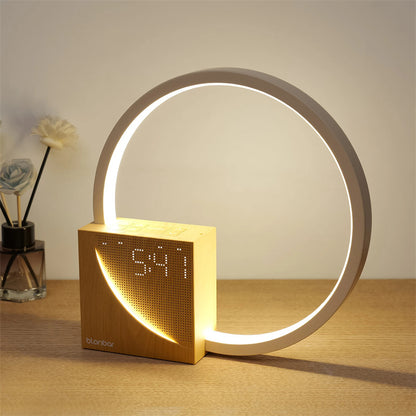 Desk Lamp With Alarm Clock - Elevura Elevura Bedside Lamp Touch