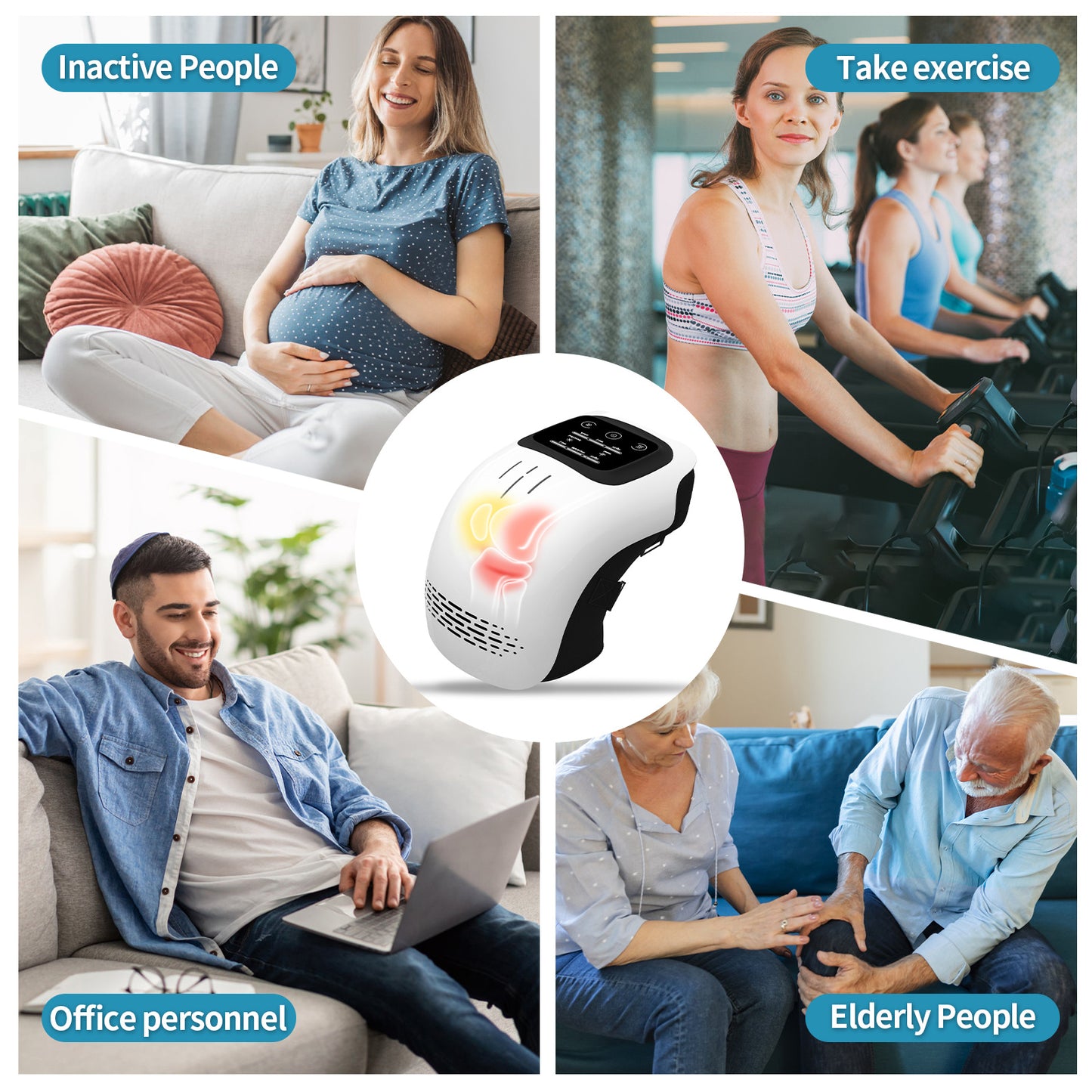 Intelligent Knee Massager - Elevura Elevura Knee Massager