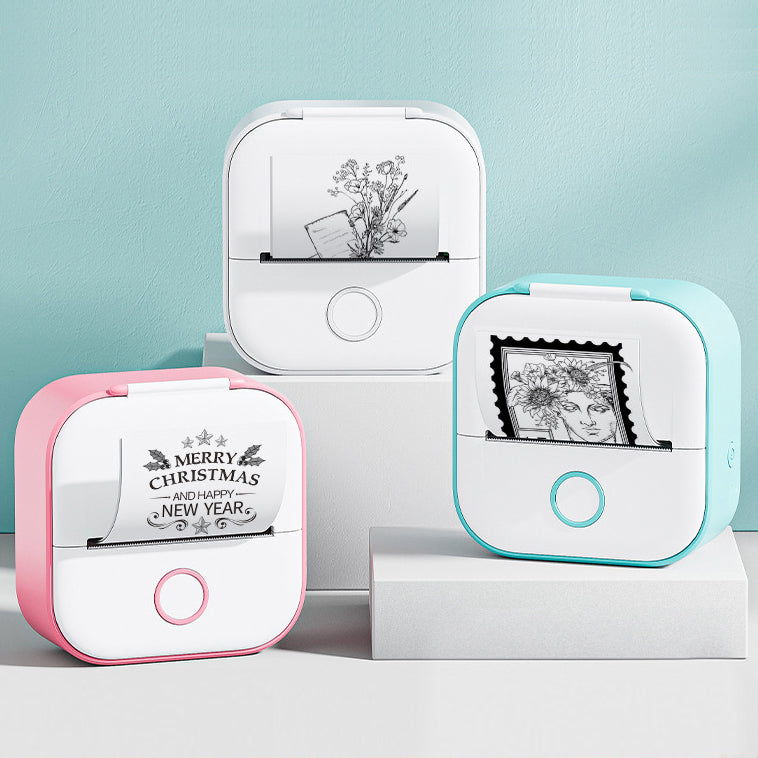 Mini Label & Photo Printer - Elevura Elevura Mini Printer