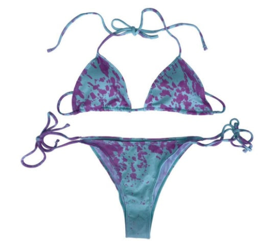 Women's Color Changing Swimsuit - Elevura Elevura Bandage blue purple / L Color Changing