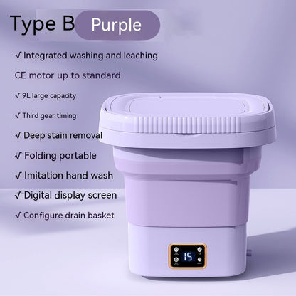 Intelligent Portable Washing Machine - Elevura Elevura B Type 9L Purple / US Intelligent Portable Washing Machine