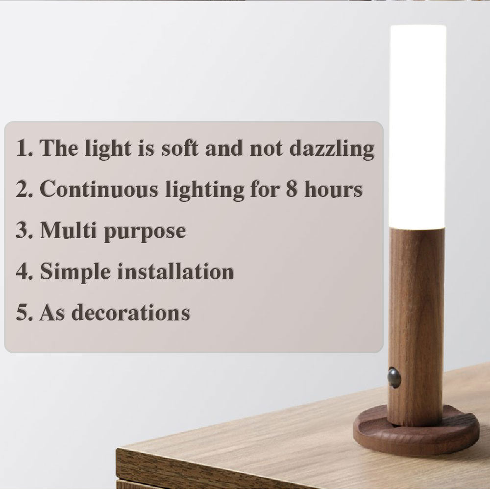 Auto LED USB Magnetic Wood Wireless Night Light Corridors Porch Lights PIR Motion Sensor Wall Light Cabinet Lamp - Elevura Elevura Ankle Support Brace