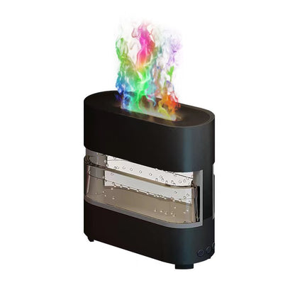 Rain Cloud Fire Humidifier - Elevura Elevura Black / USB Rain Water Diffuser