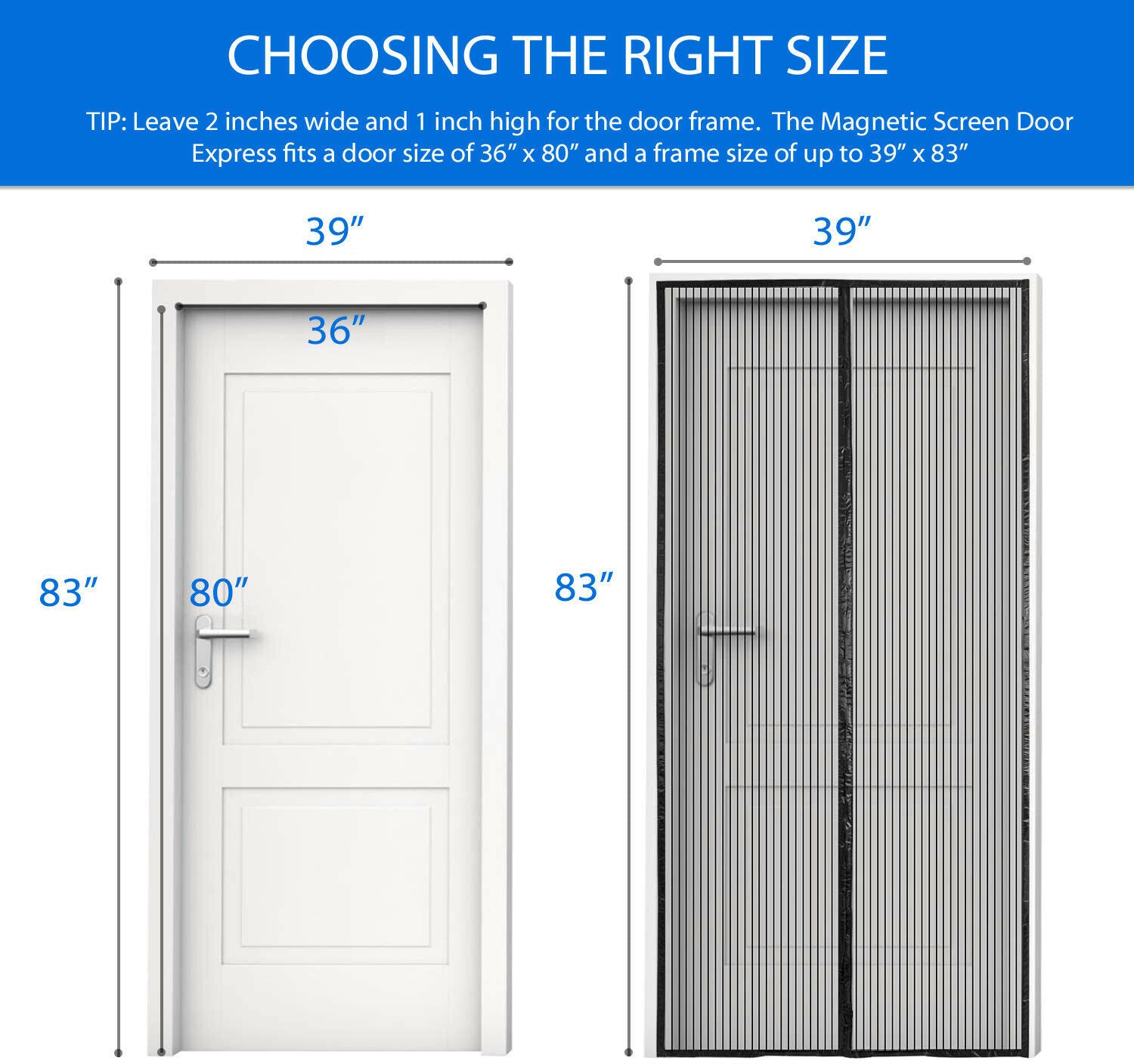 Magnetic Door Mesh - Elevura Elevura Magnetic Screen Door Mesh