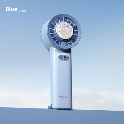 Portable Ice Cold Fan - Elevura Elevura Light Blue Portable Fan