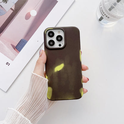 Heat-sensitive Color-changing | Phone Case - Elevura Elevura Black Green / IPhone13 Color Changing