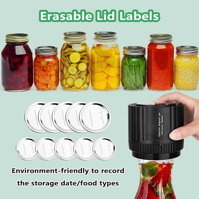 Electric Mason Jar Vacuum Sealer - Elevura Elevura Vacuum Sealer