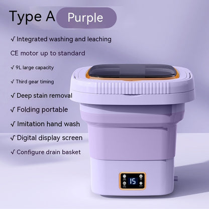 Intelligent Portable Washing Machine - Elevura Elevura Type A 9L Purple / US Intelligent Portable Washing Machine