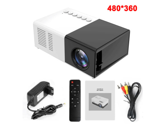 Portable Intelligent Mini Projector - Elevura Elevura J9 Pro Same Screen Black / US Intelligent Mini Projector