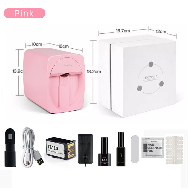 Smart Nail Printer - Elevura Elevura Pink / USB Smart Nail Printer