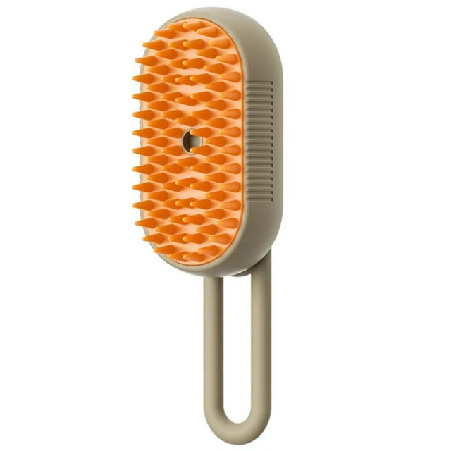 Electric Hair Cat Brush - Elevura Elevura Milk Brown / USB Cat Tech